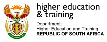 Department of Higher Education and Training, Republic of South Africa